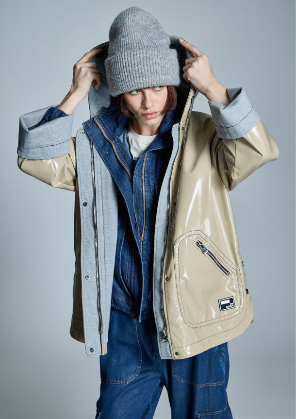 Parka beige Alba Conde