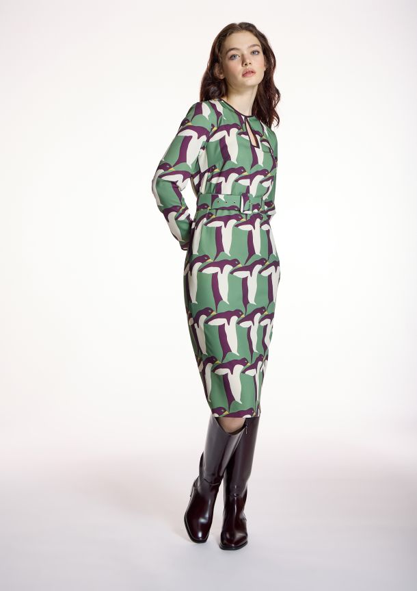 vestido estampado Alba Conde