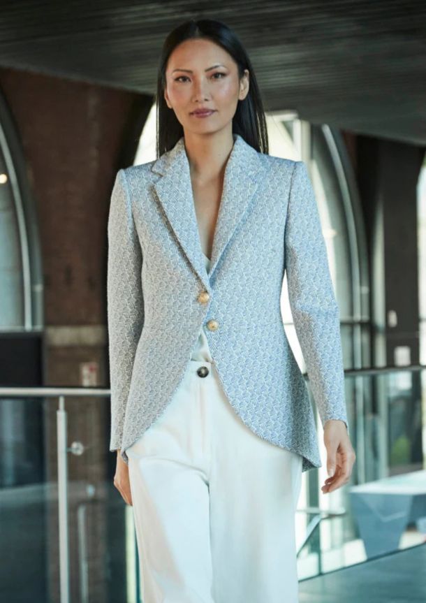 blazer jacquard