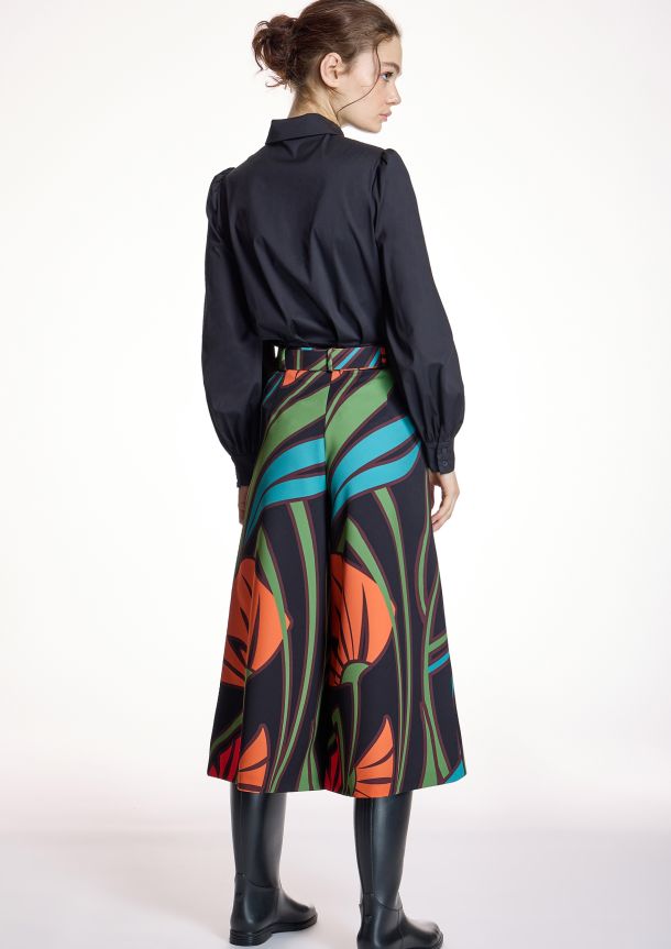 falda pantalón estampado Alba Conde